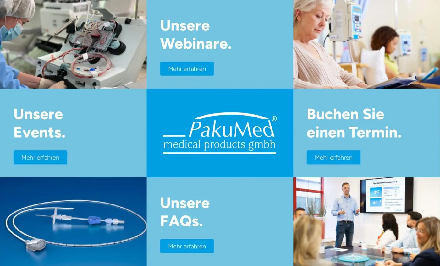 PakuMed – Webinare, Events, FAQ und Termin